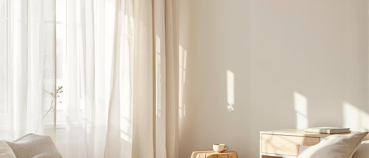 亚麻窗帘选购避坑指南，从面料密度到遮光率全面解析